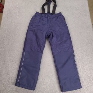 Alpinetek Snowboard Ski Pants Youth XL‎ 18 Blue Suspenders Thinsulate Snow